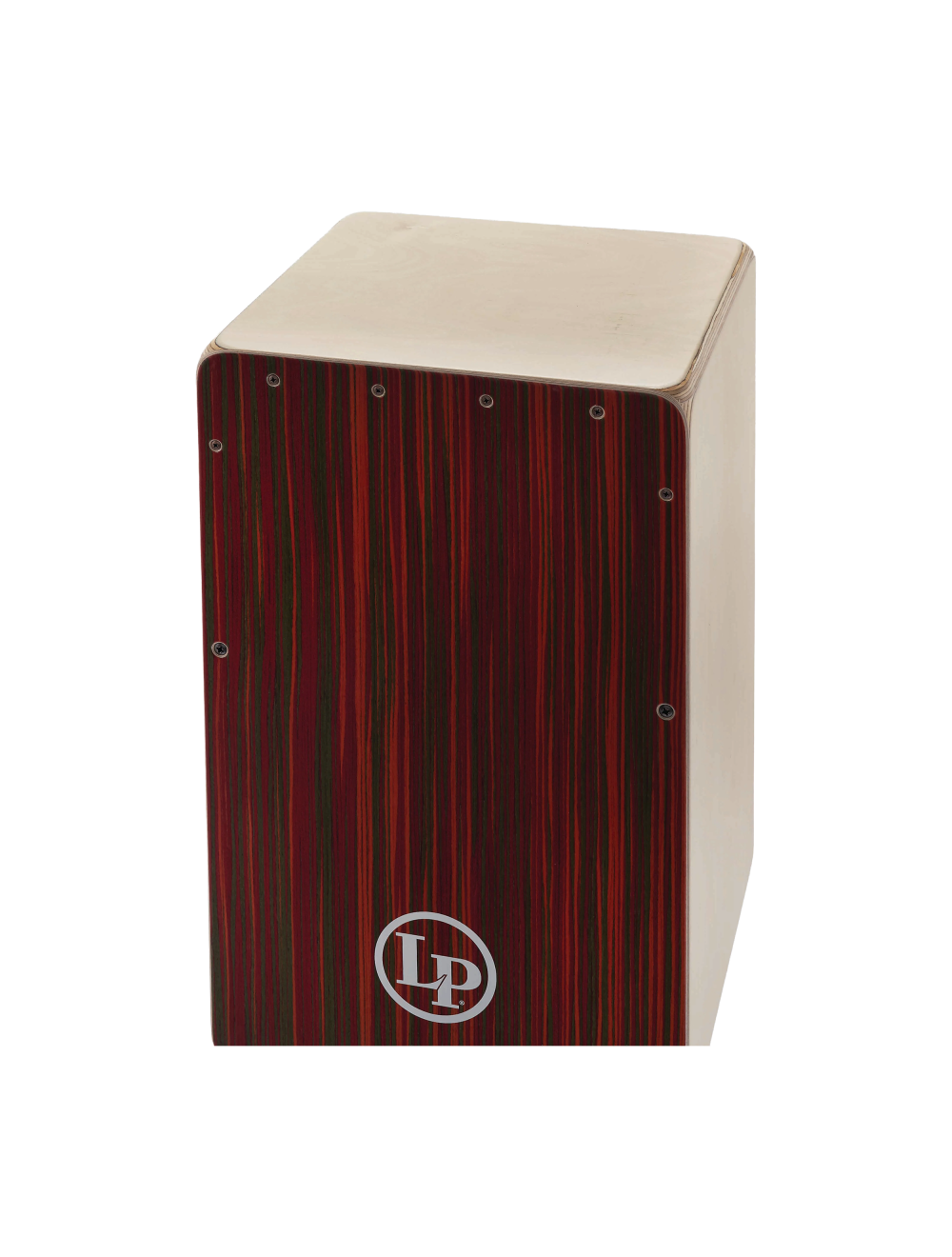 Open Box Latin Percussion LP1491RB Birch Woodshop Cajon - Red Blur