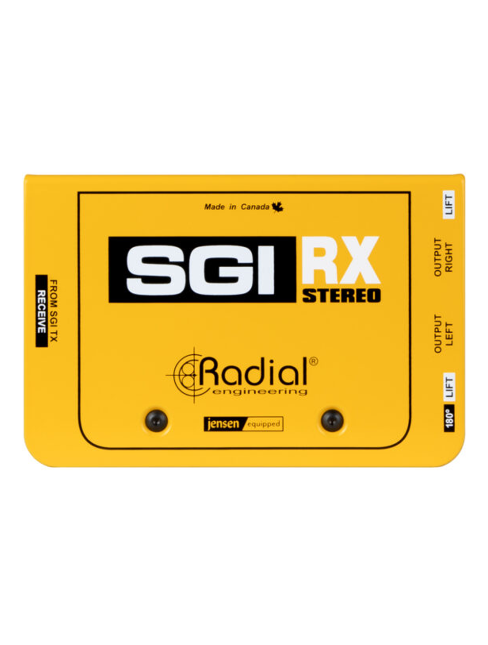 Radial SGI Stereo Set Instrument Line Driver