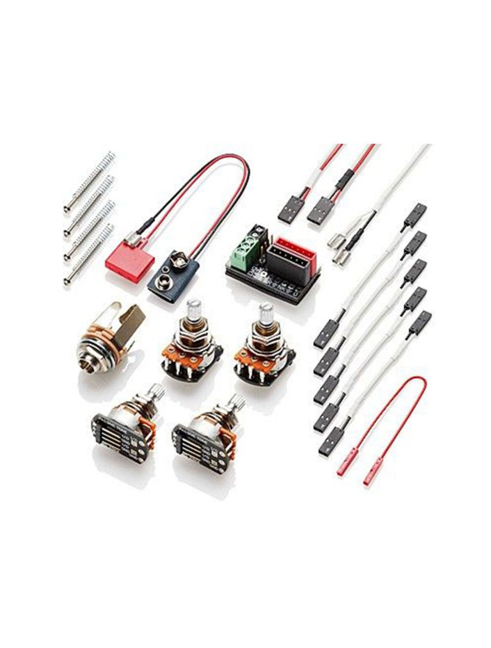 EMG 57/66 Humbucker Active Pickup Set - Brushed Chrome