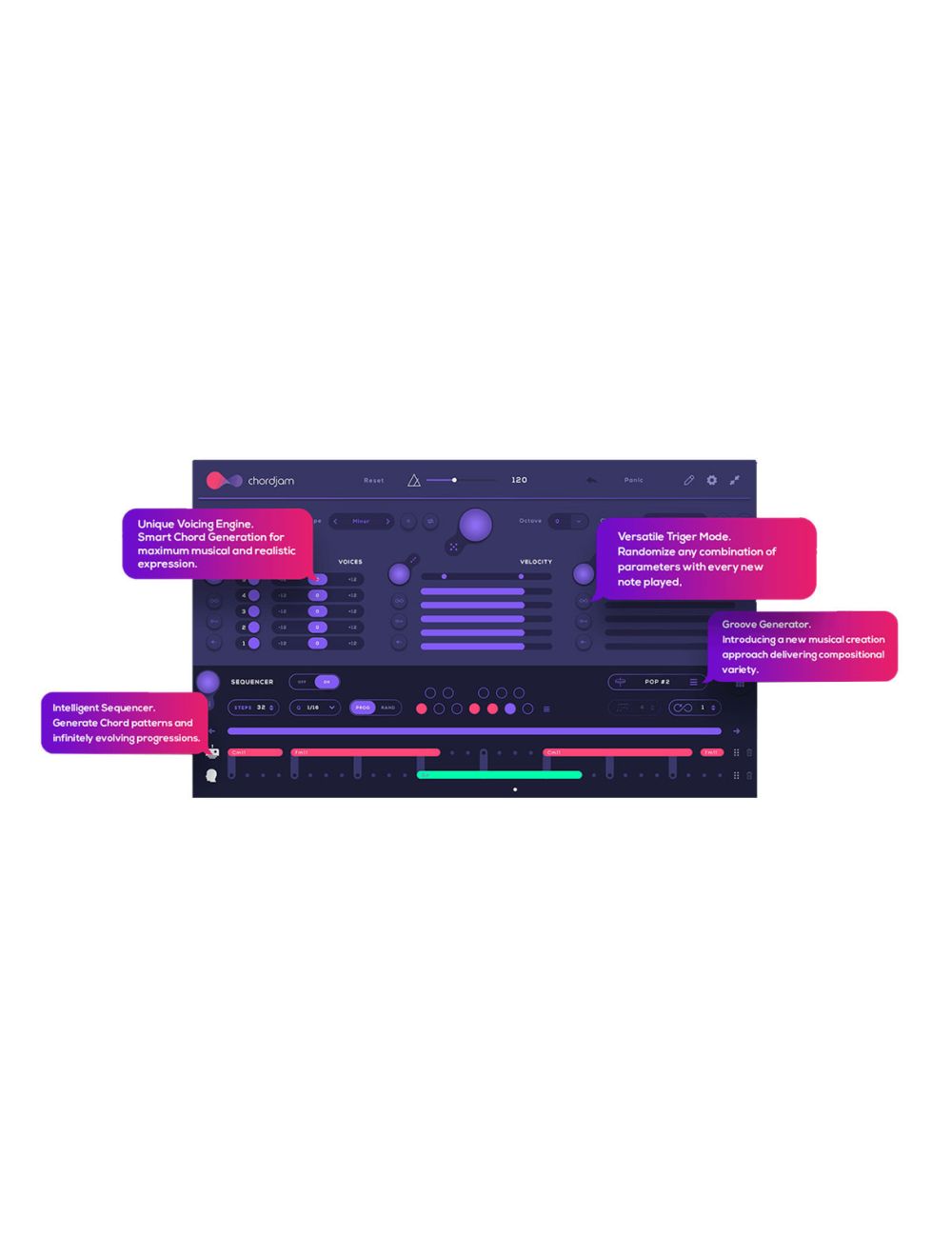 Audiomodern VST / AU Plugin Chordjam