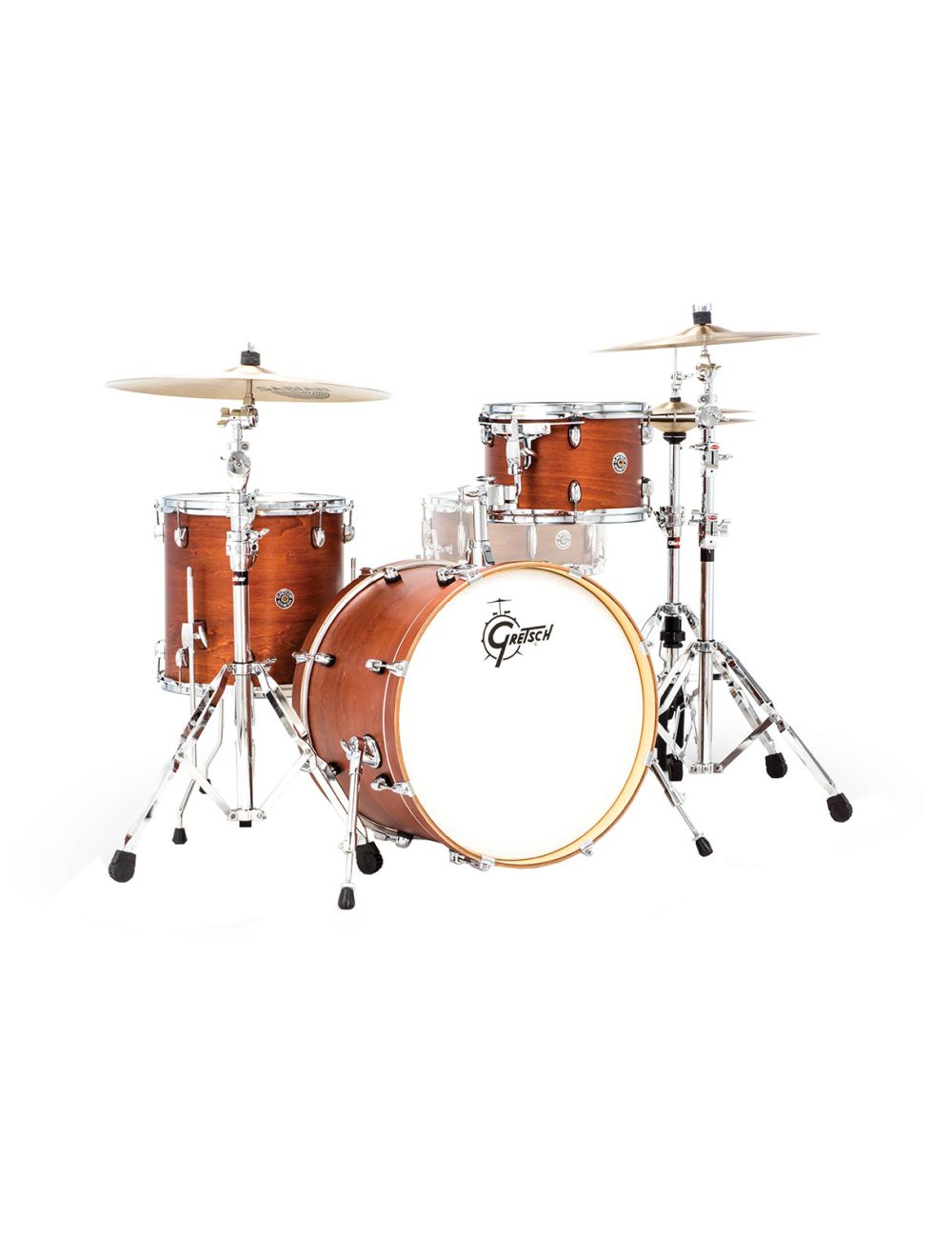 Gretsch Drums Catalina Club 3-pc Shell Pack w/20" Kick - Satin Walnut Glaze