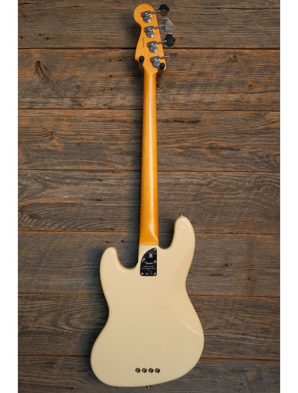 Used Fender 2022 American Pro II Jazz Bass - Olympic White w/OHSC