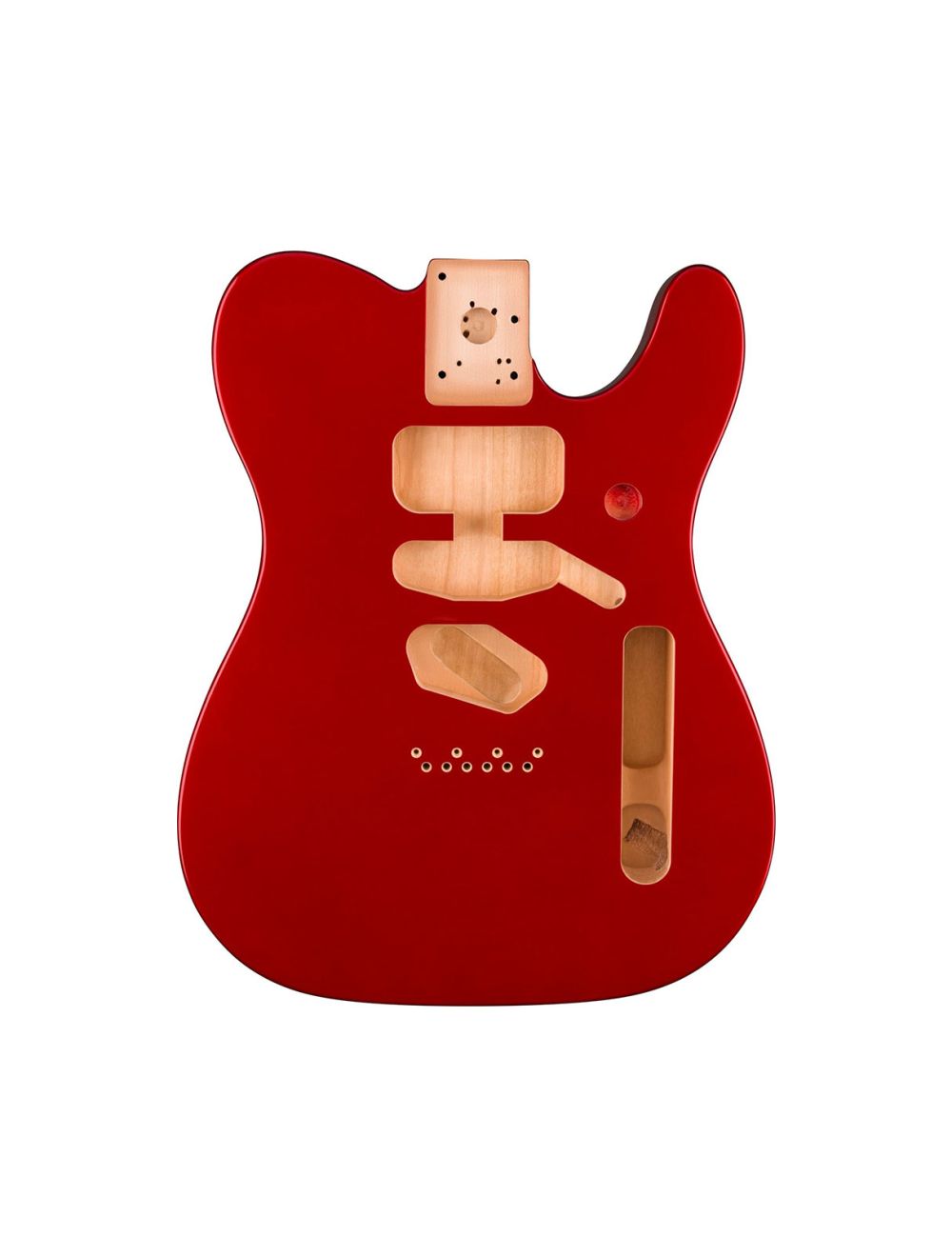 Used Fender Deluxe Series Telecaster SSH Alder Body - Candy Apple Red