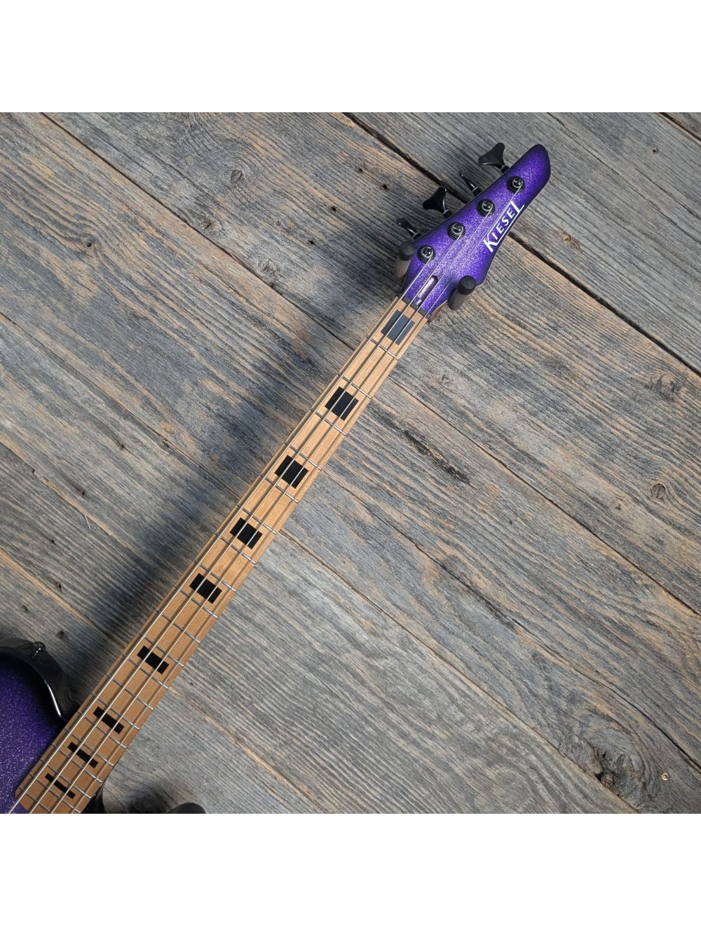 Used Kiesel Aaron Patrick Signature Bass - Purple Metallic Burst (Custom Color)
