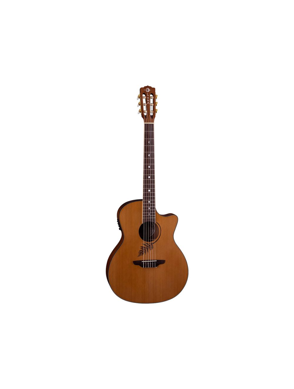 Luna Woodland Cedar Nylon Acoustic/Electric Guitar
