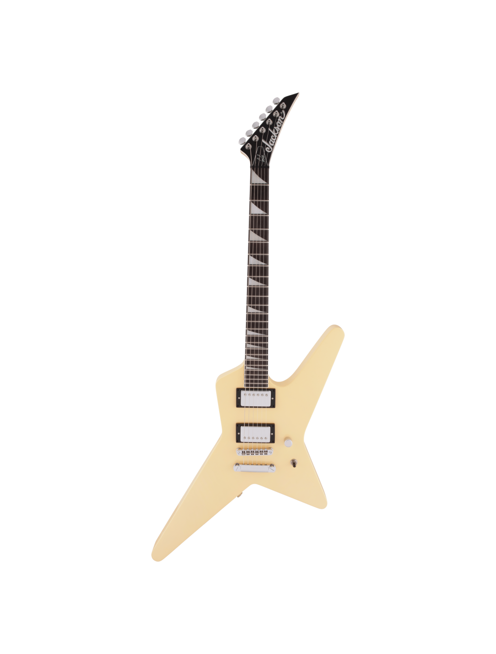 Used Jackson JS Series Signature Gus G. Star JS32T - Ivory w/ Amaranth FB