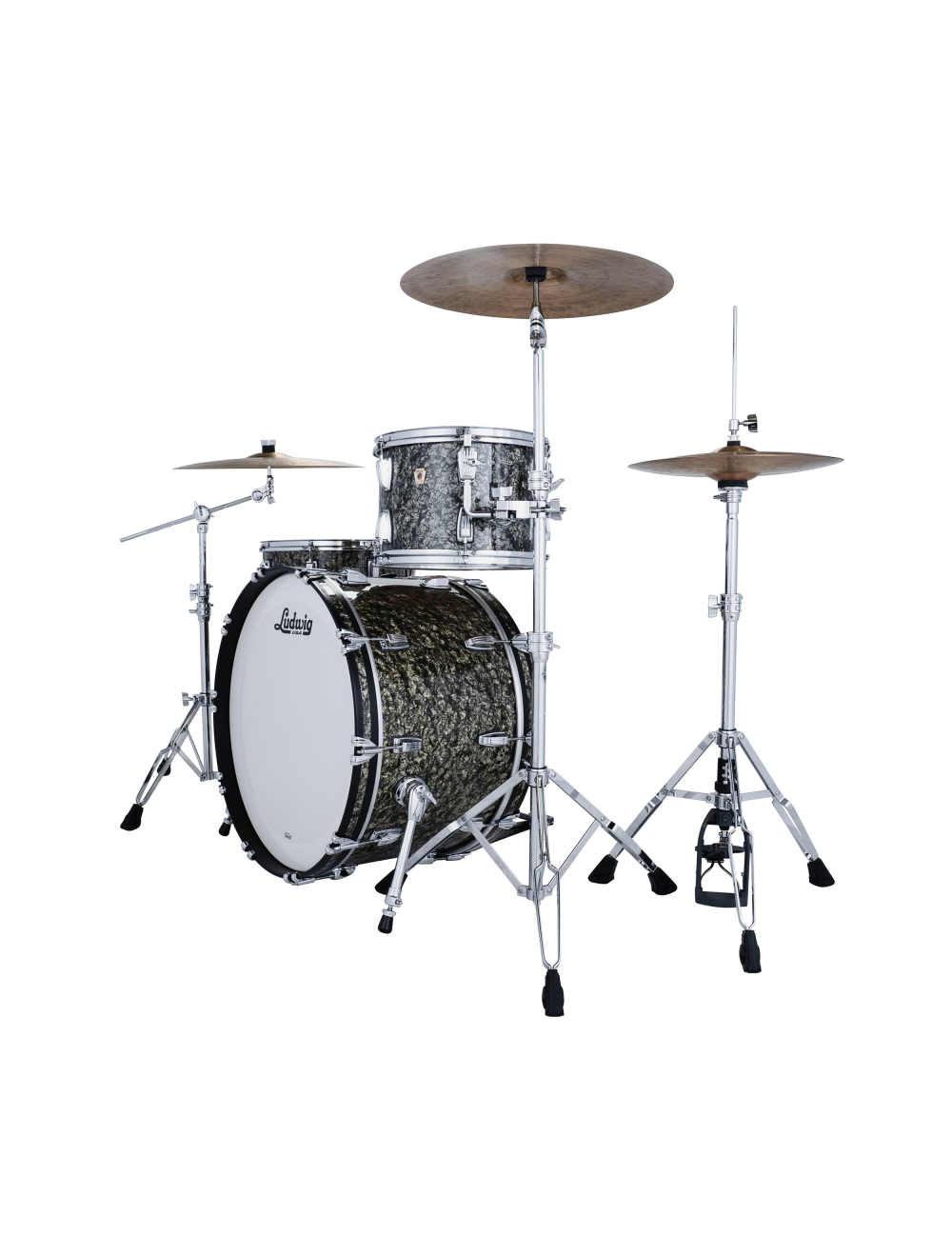 Ludwig Classic Maple Pro Beat 3-Piece Drum Kit w/ 24" Kick - Moss Green