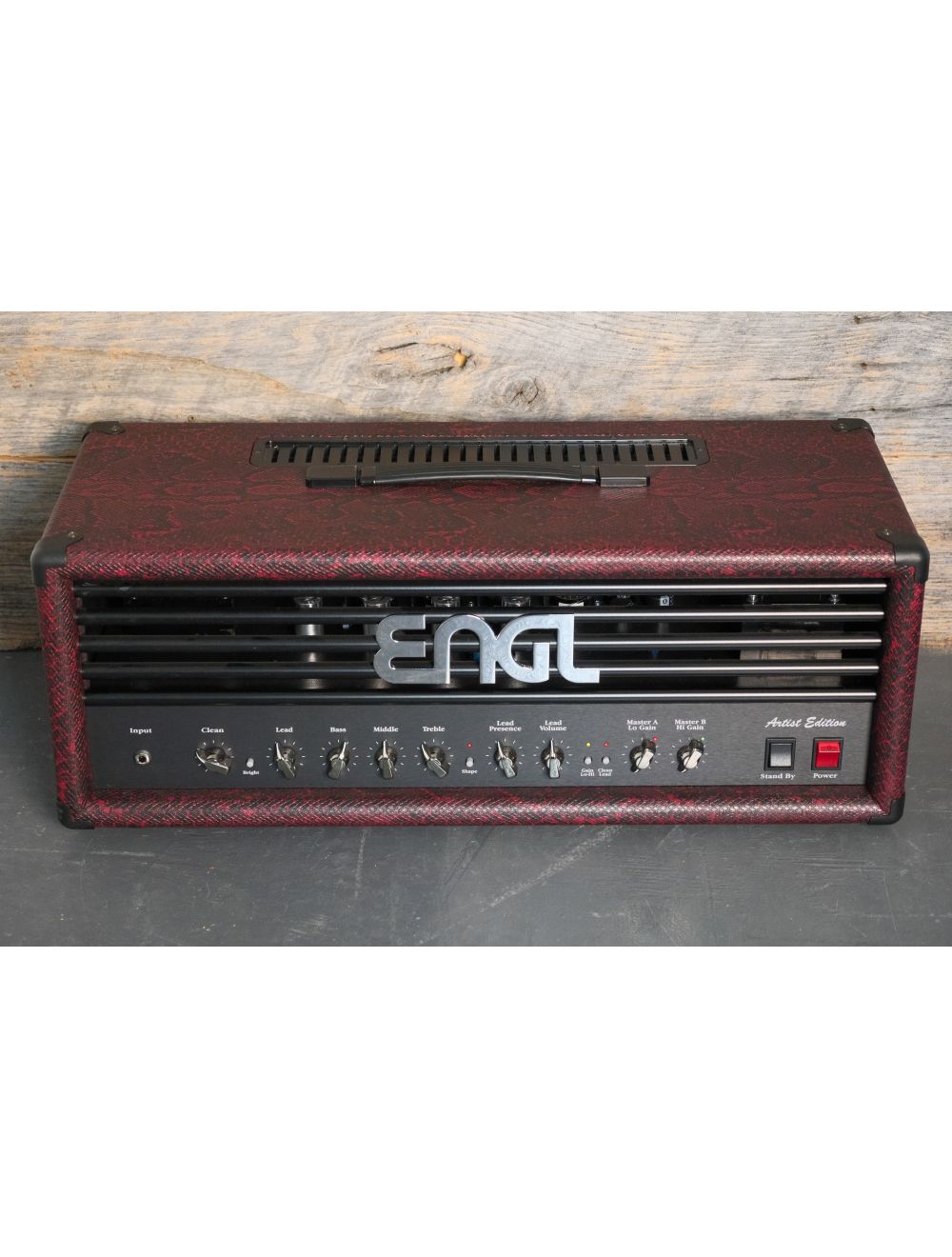 ENGL E651 Custom Shop Artist Edition 100 Guitar Amp Head - Red Snakeskin