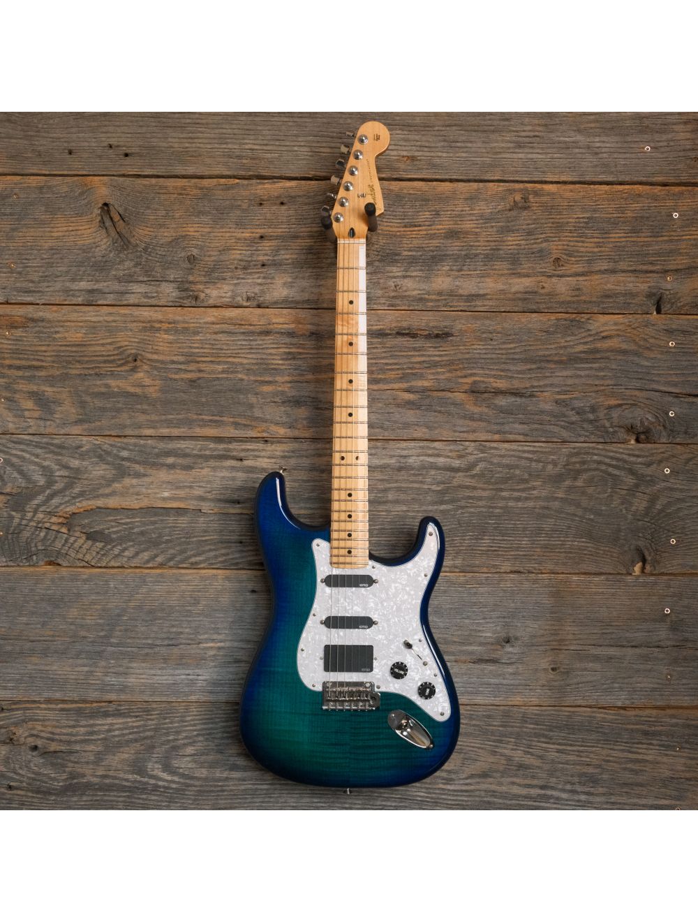 Used Fender Player Stratocaster Plus Top w/EMG Drop-In PG - Blue w/Bag