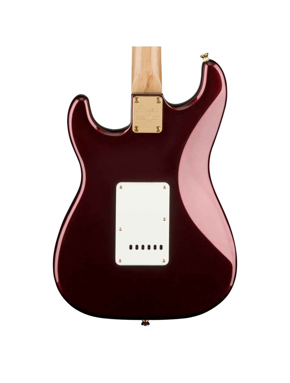 Squier 40th Anniversary Stratocaster - Ruby Red Metallic w/ Laurel FB
