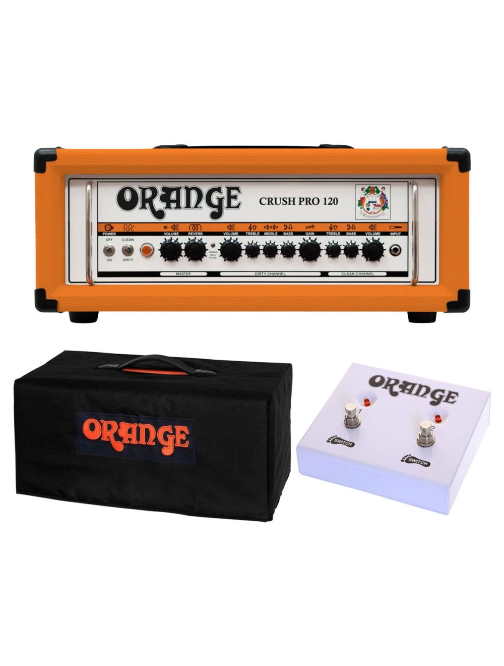 Orange Amplifiers Crush Pro CR120H Cover Dual Function Footswitch