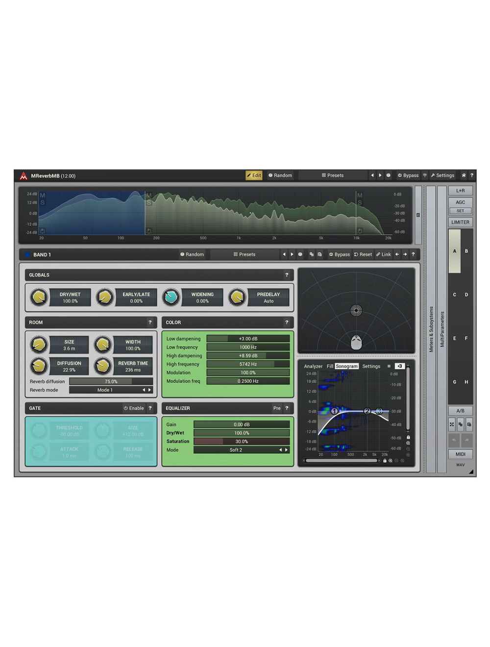 Melda MReverbMB 6 Bands to Create Unbelievable Effects