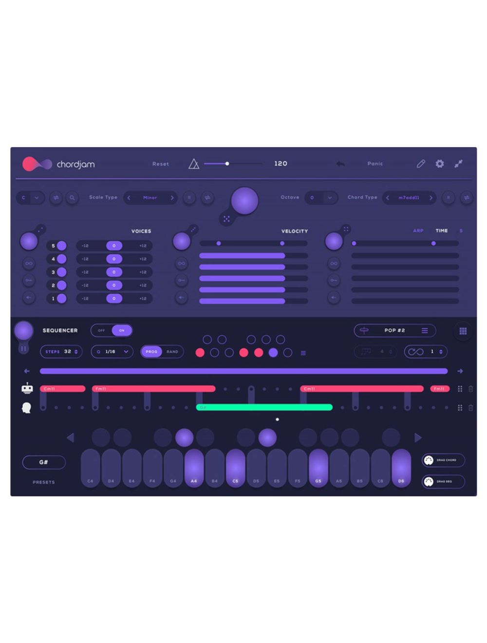 Audiomodern VST / AU Plugin Chordjam