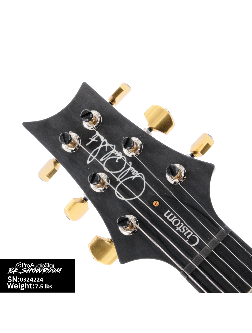 Used PRS Custom 24 Quilt 10-Top w/Pattern Thin Neck - Cobalt Blue