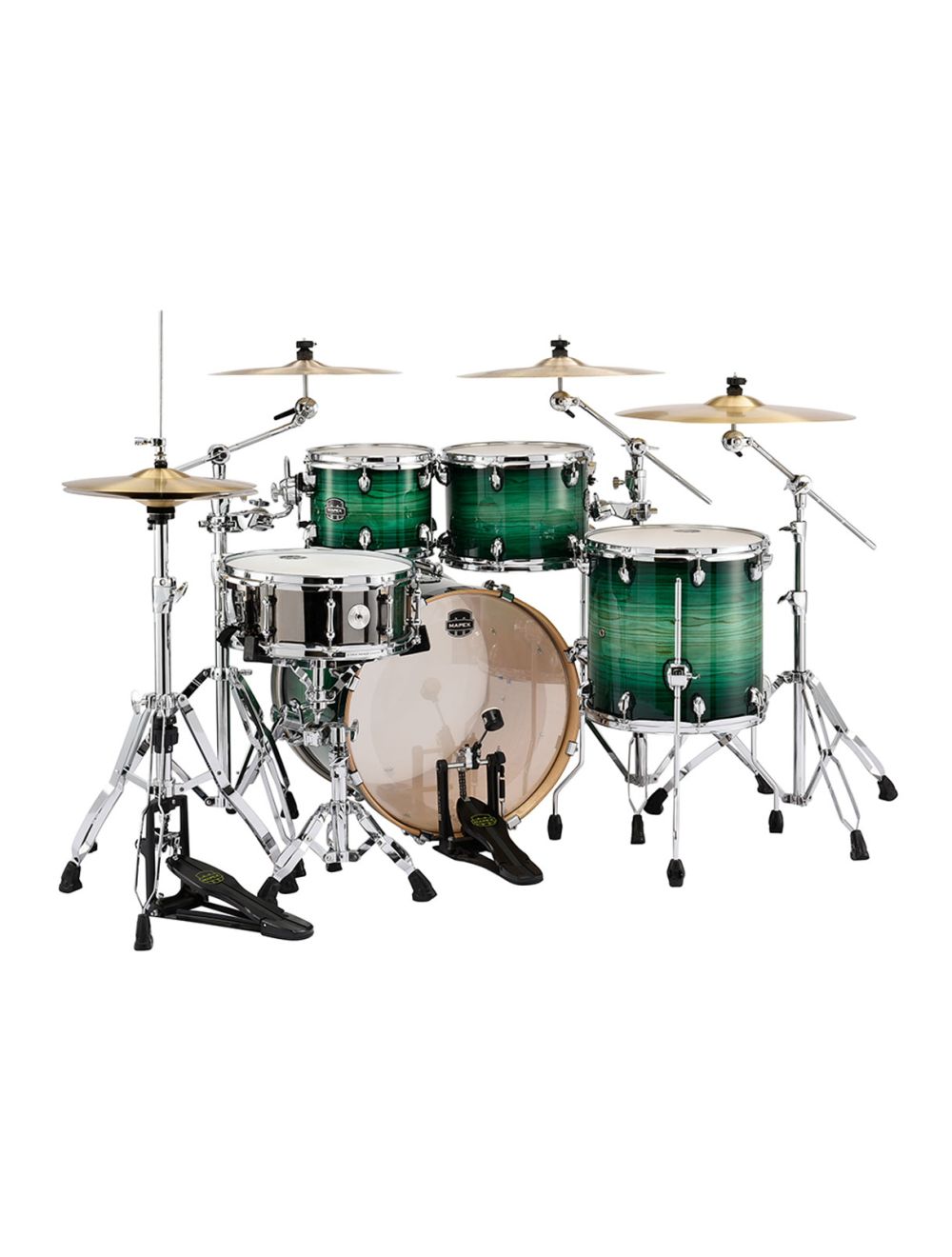 Mapex Armory Series Fusion 5-Piece Shell Pack - Emerald Burst