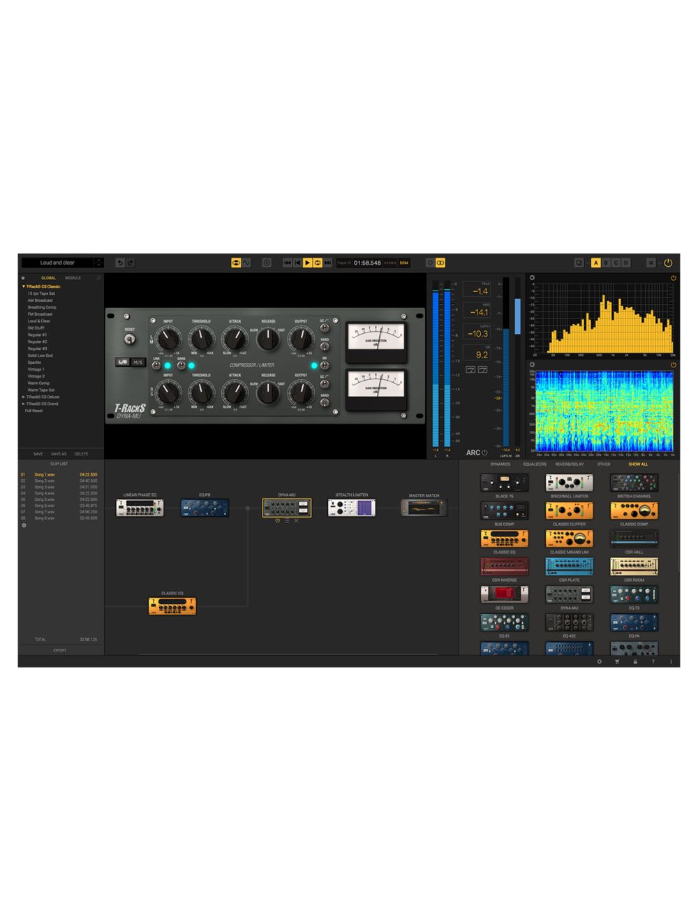IK Multimedia T-RackS VTube Program Classic Analog Based EQ