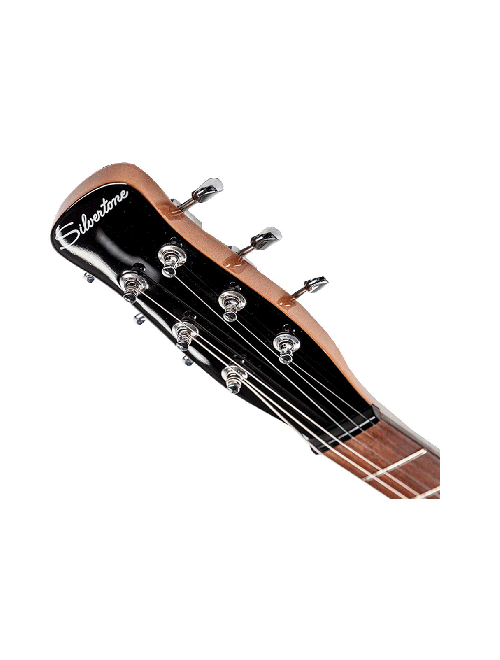 Silvertone 1303 Series Single Cut Guitar - Copper Metallic