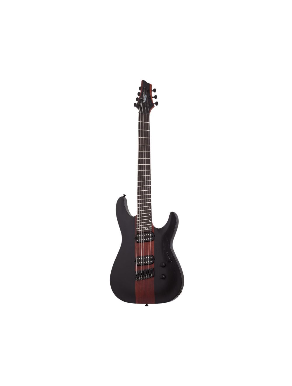 Schecter C-7 Multiscale Rob Scallon Signature Guitar - Satin Dark Roast