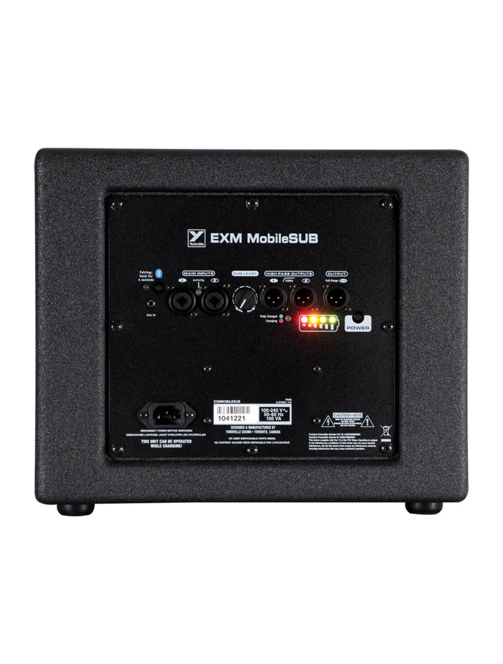 Yorkville EXM-Mobile-Sub Battery-Powered Subwoofer (Open Box)