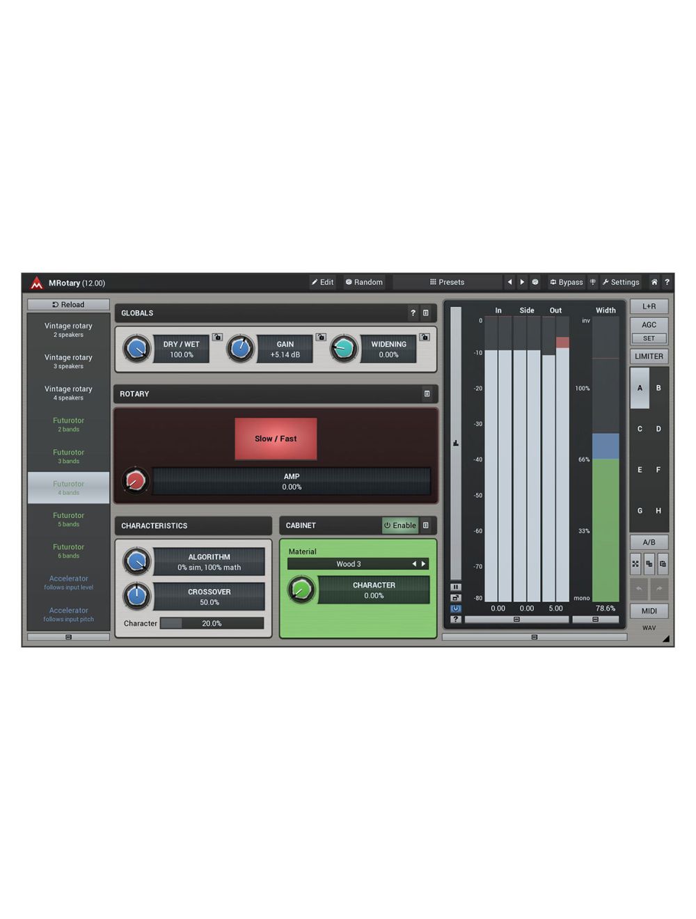Melda MRotary Speaker Cabinet Simulation