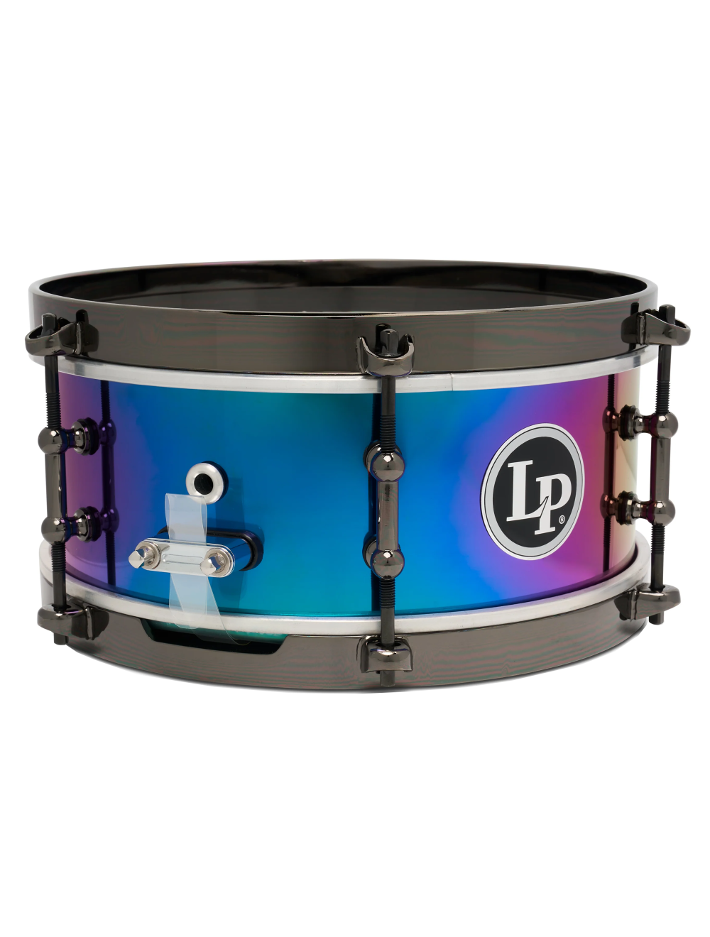 Latin Percussion 4-1/2"x10" Tony Succar Salsa Snare - Rainbow Black Nickel