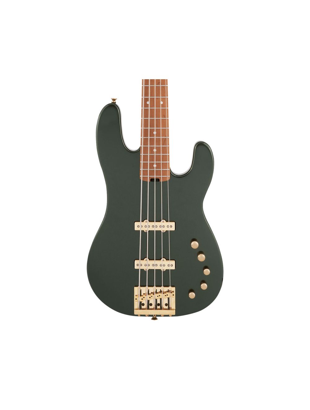 Used Charvel Pro-Mod San Dimas Bass JJ V - Lambo Green Metallic