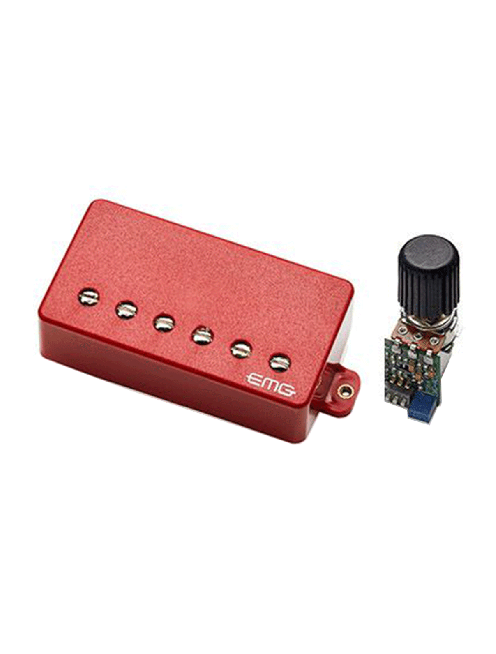 EMG Alexi HOB Active Pickup Set - Red/Chrome Screws