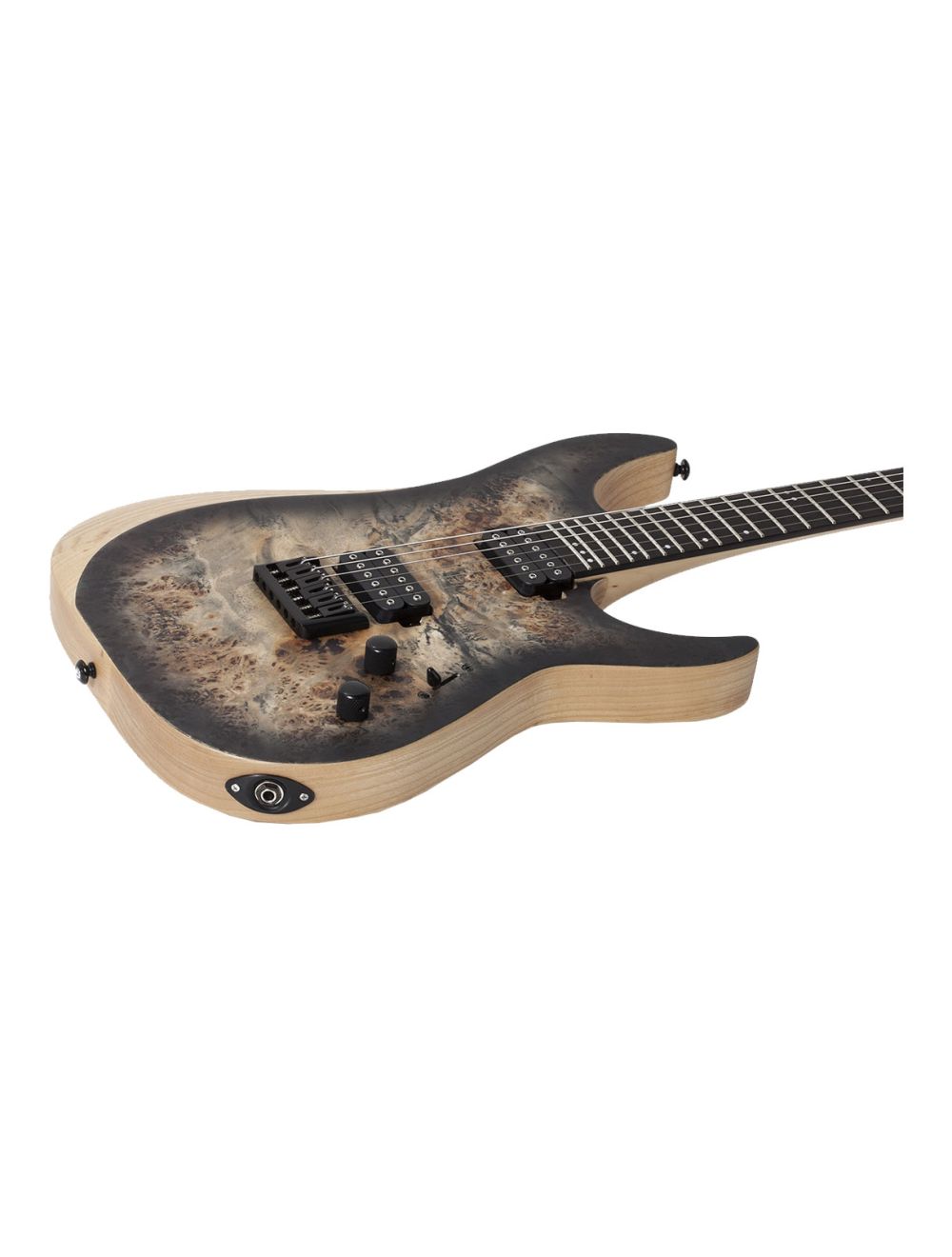 Schecter Reaper-6 FR Left Handed Guitar - Satin Charcoal Burst