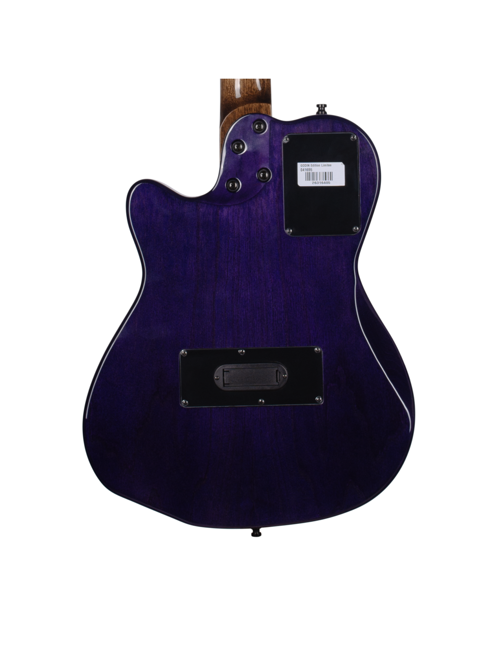 Godin ACS Steve Stevens Signature 25th Anniv Nylon A/E Guitar - Purple w/Case