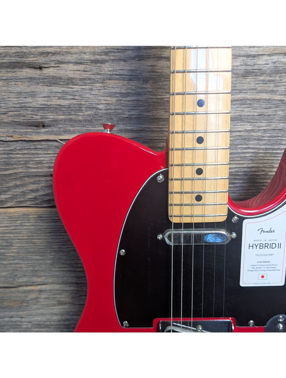 Used Fender MIJ Hybrid II Telecaster - Modena Red