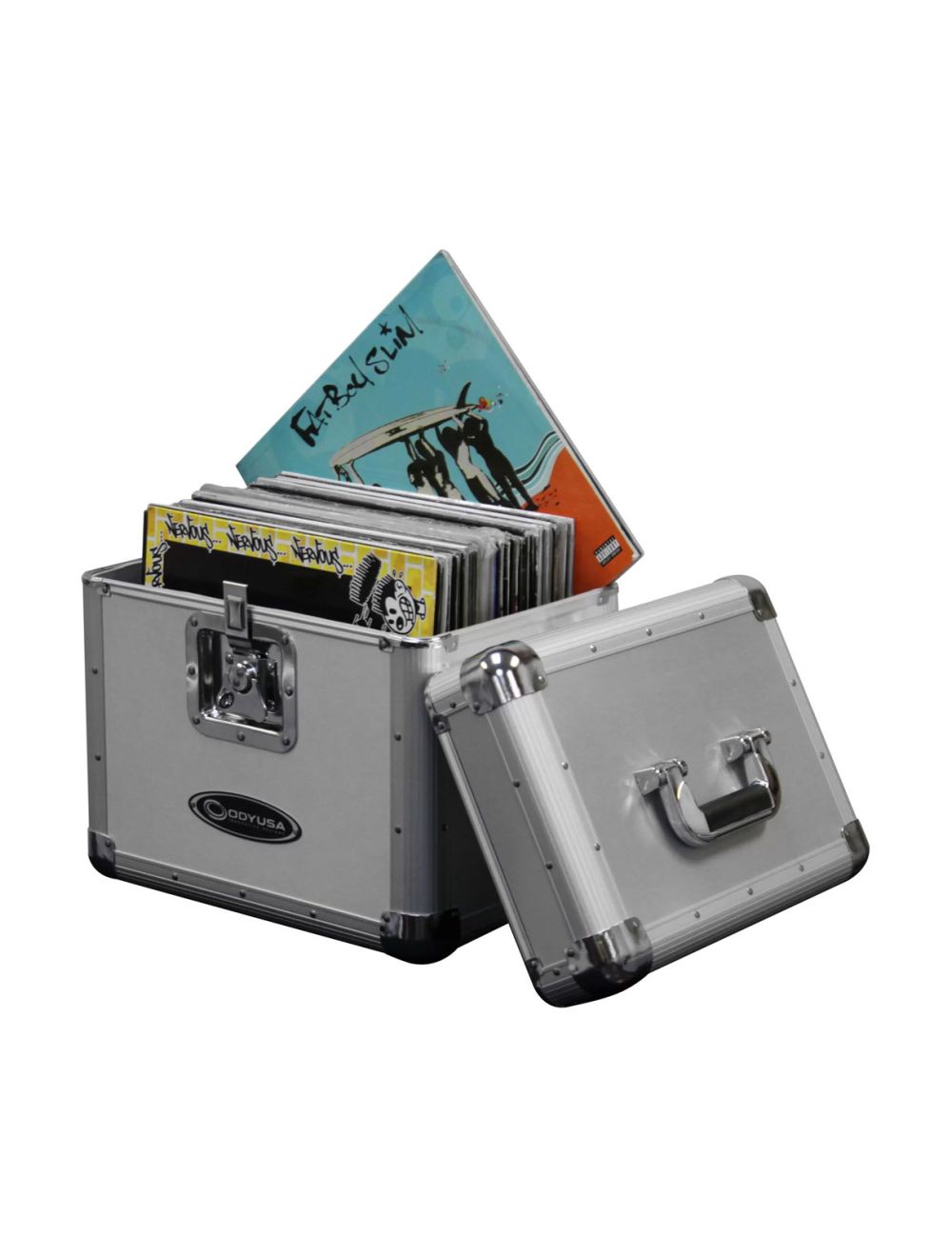 Odyssey KLP1SIL Vinyl Record Case (Silver)