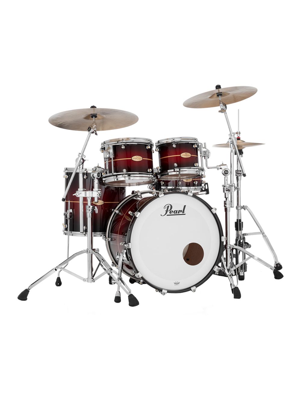 Pearl Reference One 4-pc Shell Pack w/ 22" Kick - Natural Banded Redburst