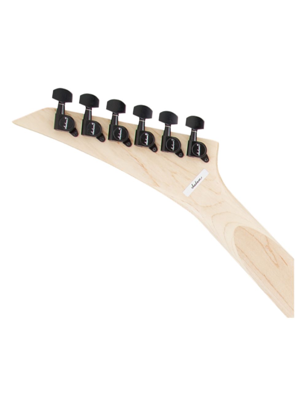 Used Jackson JS Series Warrior JS32 - Black w/ White Bevels w/ Amaranth FB