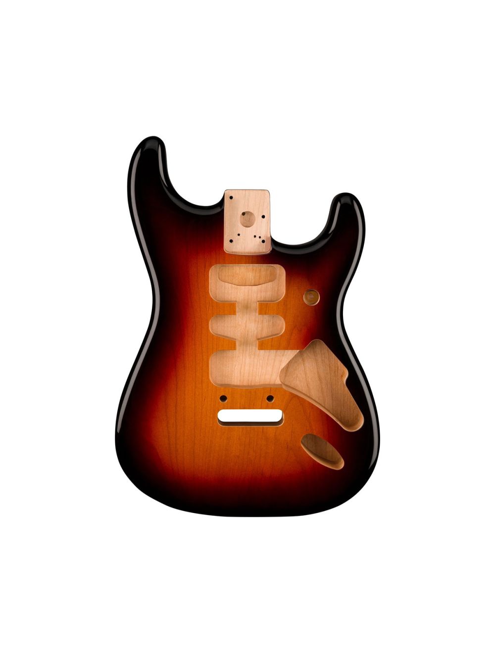 Used Fender Deluxe Series Stratocaster HSH Alder Body - 3 Color Sunburst