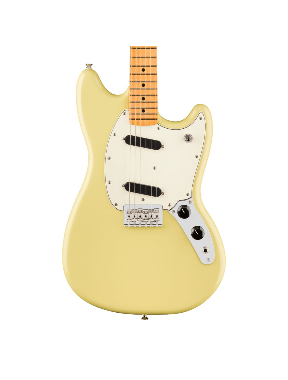 Used Fender Player II Mustang - Hialeah Yellow w/Maple FB