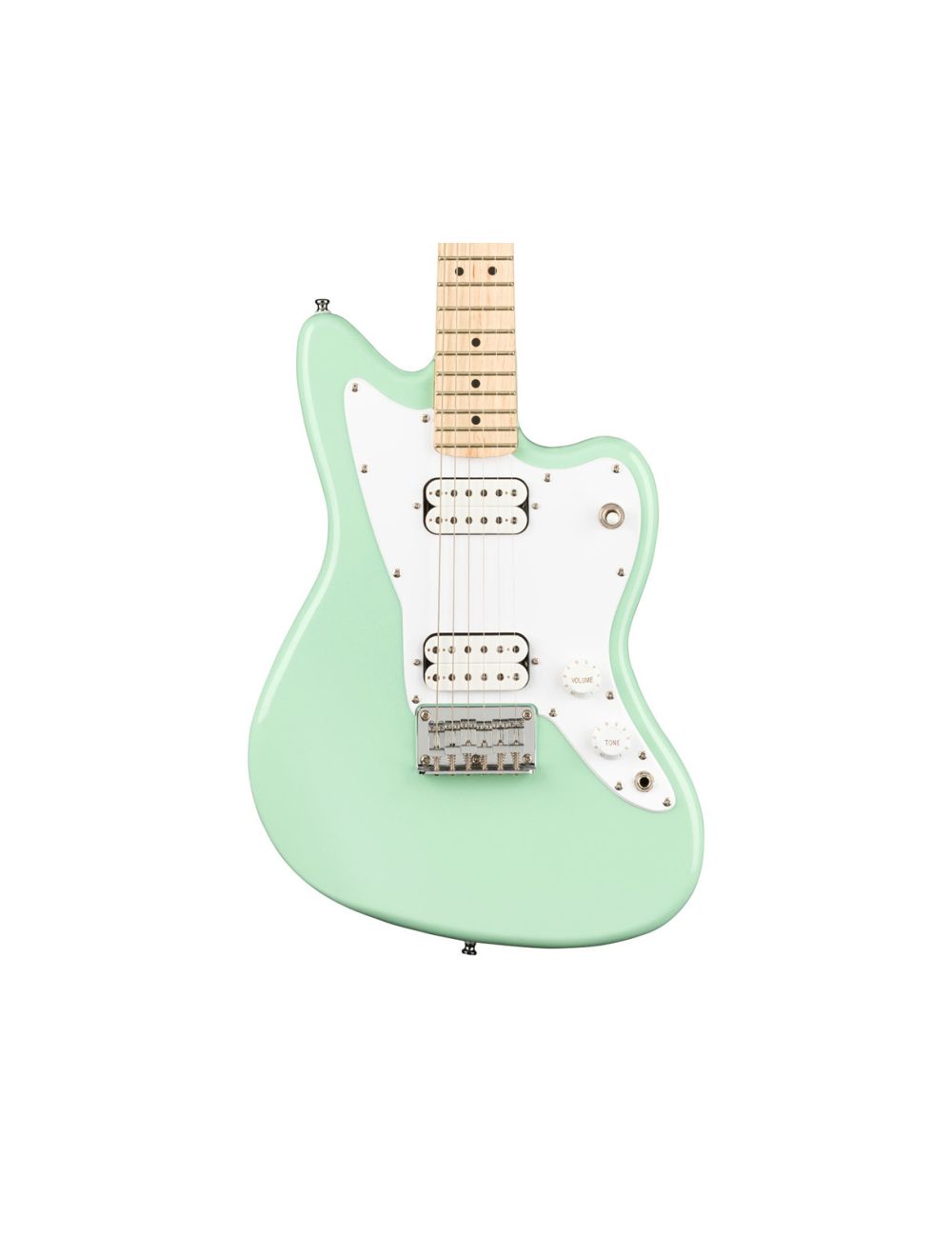 Used Squier Mini Jazzmaster HH - Surf Green w/ Maple FB