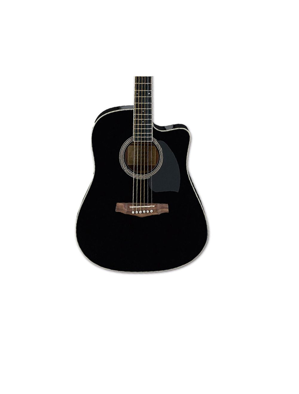 Ibanez PF15ECE PF Series Dreadnought A/E Guitar - Black