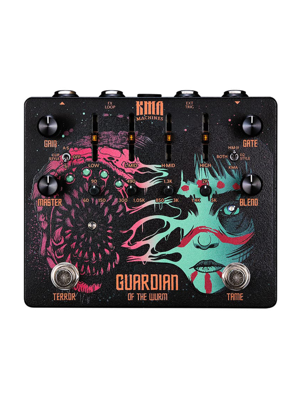 KMA Machines GUARDIAN of the WURM Metal Distortion Pedal