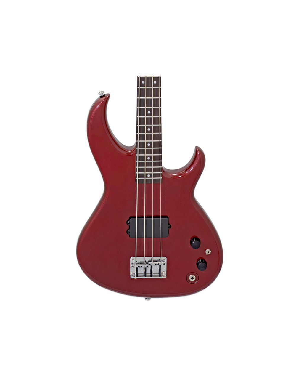 Aria Pro II SB-ONE 4-String Bass Guitar - Candy Apple Red