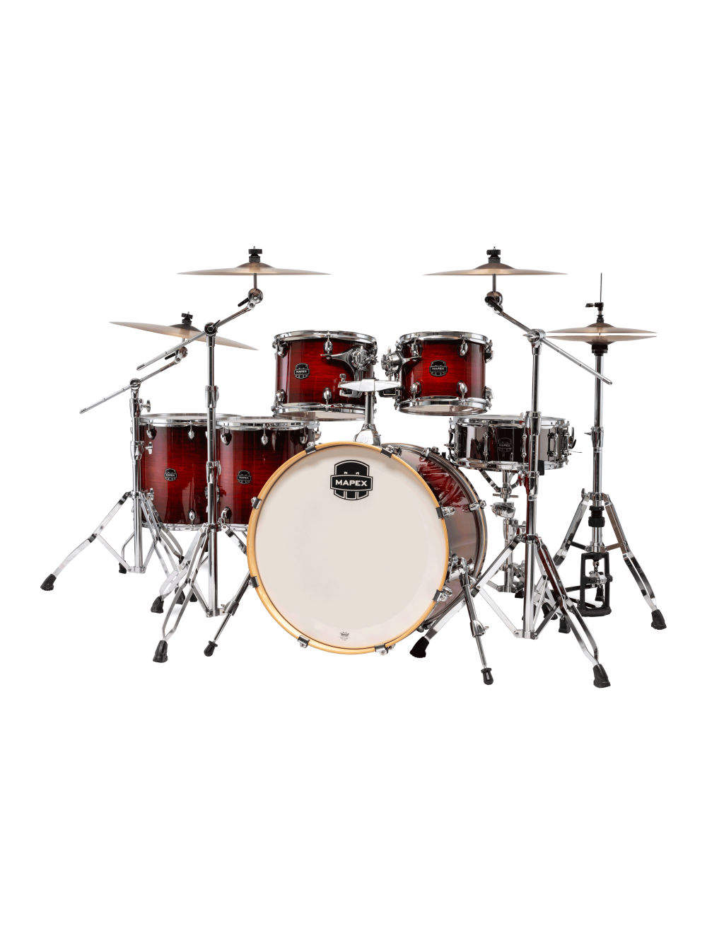 Mapex Armory Studioease 6-Pc Shell Pack w/22" Kick - Red Onyx Burst - Open Box
