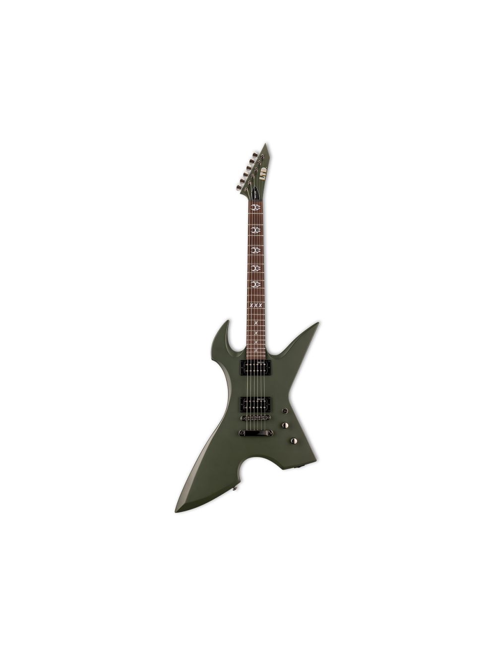 ESP LTD MAX-200-RPR Max Cavelera Signature - Military Green Satin