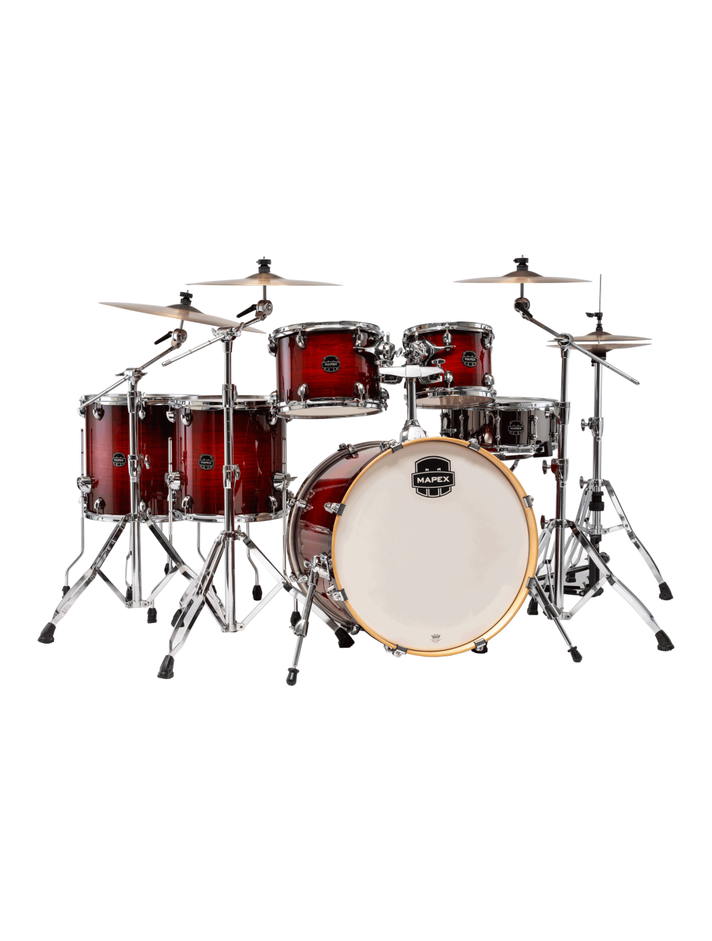 Mapex Armory Studioease 6-Pc Shell Pack w/22" Kick - Red Onyx Burst - Open Box