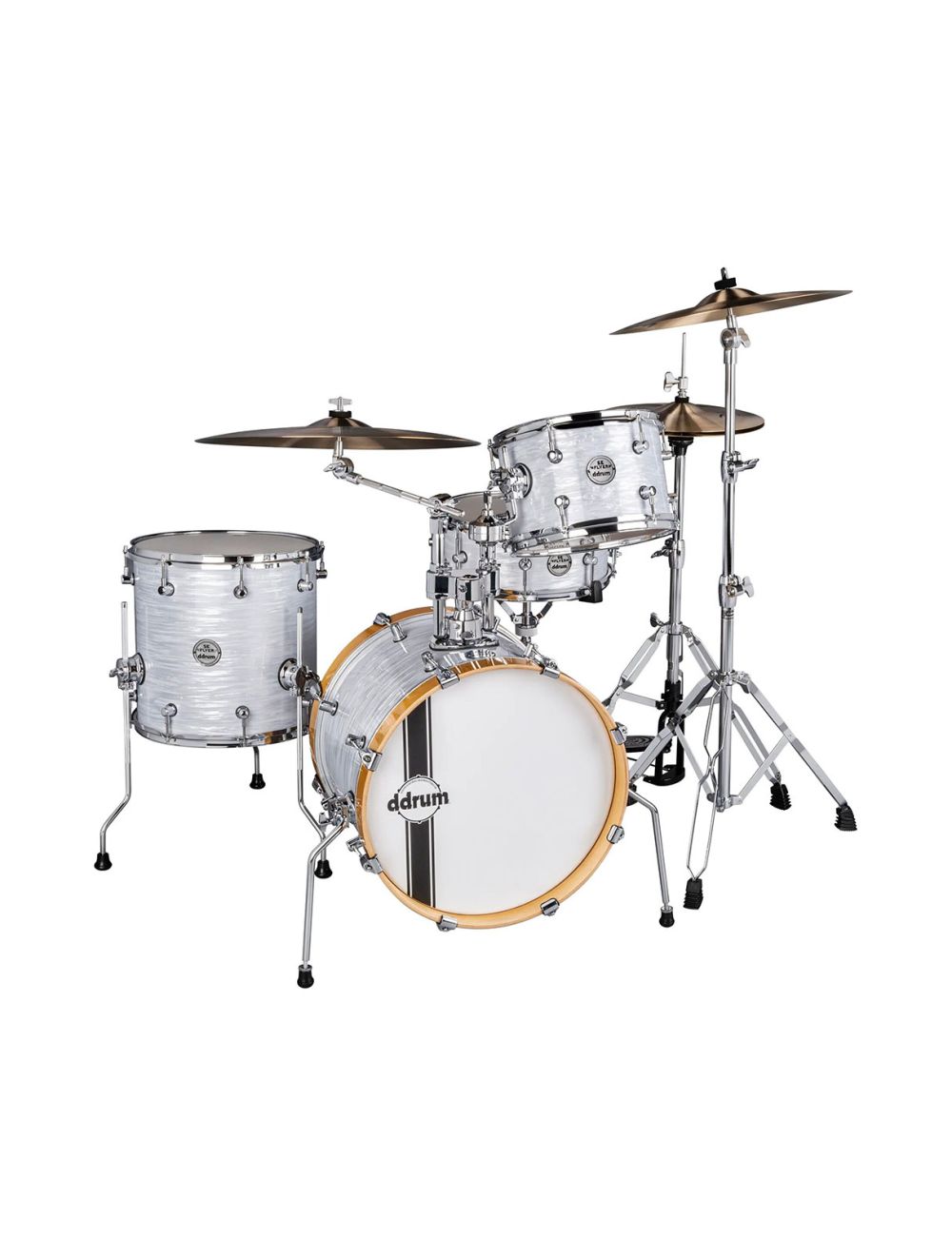 ddrum SE Flyer 4pc Shell Pack - White Pearl