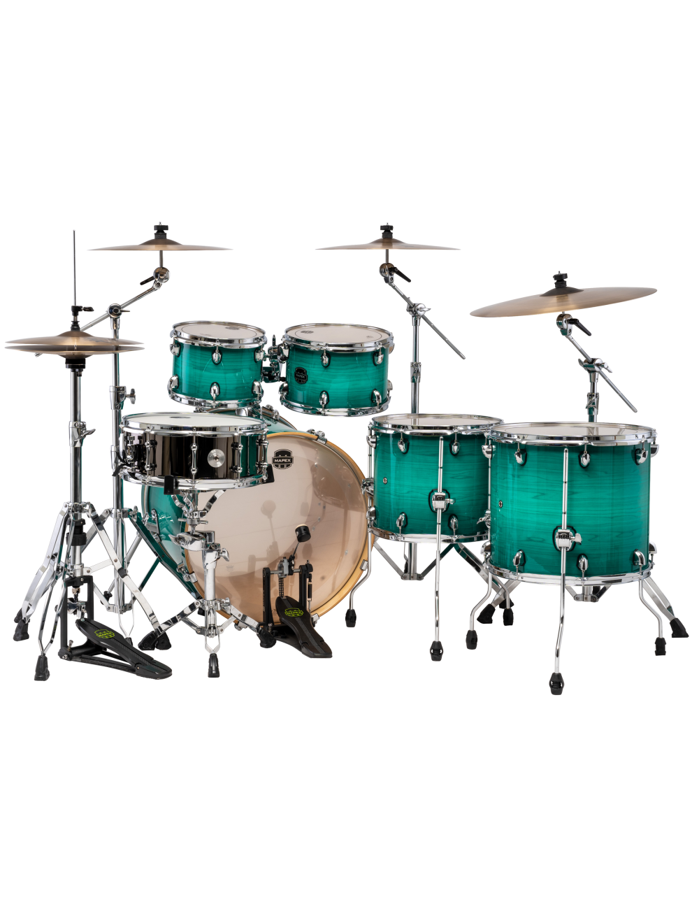Mapex Armory Series Studioease 6-Pc Shell Pack Fast Toms - Jade Stone Burst