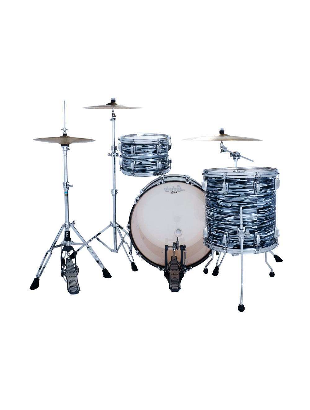 Ludwig Classic Maple Pro Beat 3-Piece Drum Kit w/ 24" Kick - Black Oyster