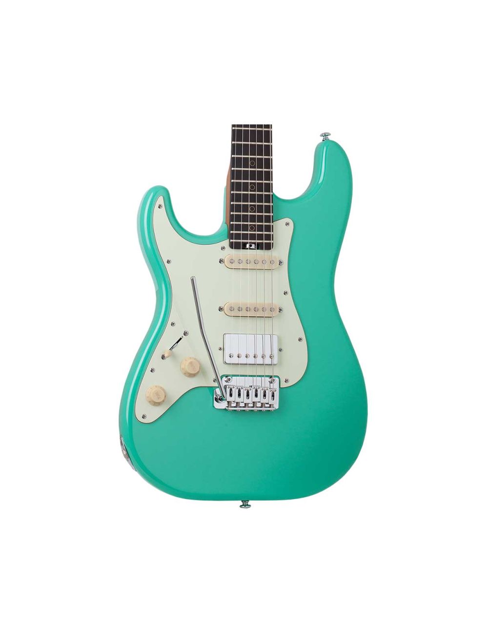 Schecter Nick Johnston Traditional HSS Left Handed Guitar - Atomic Green