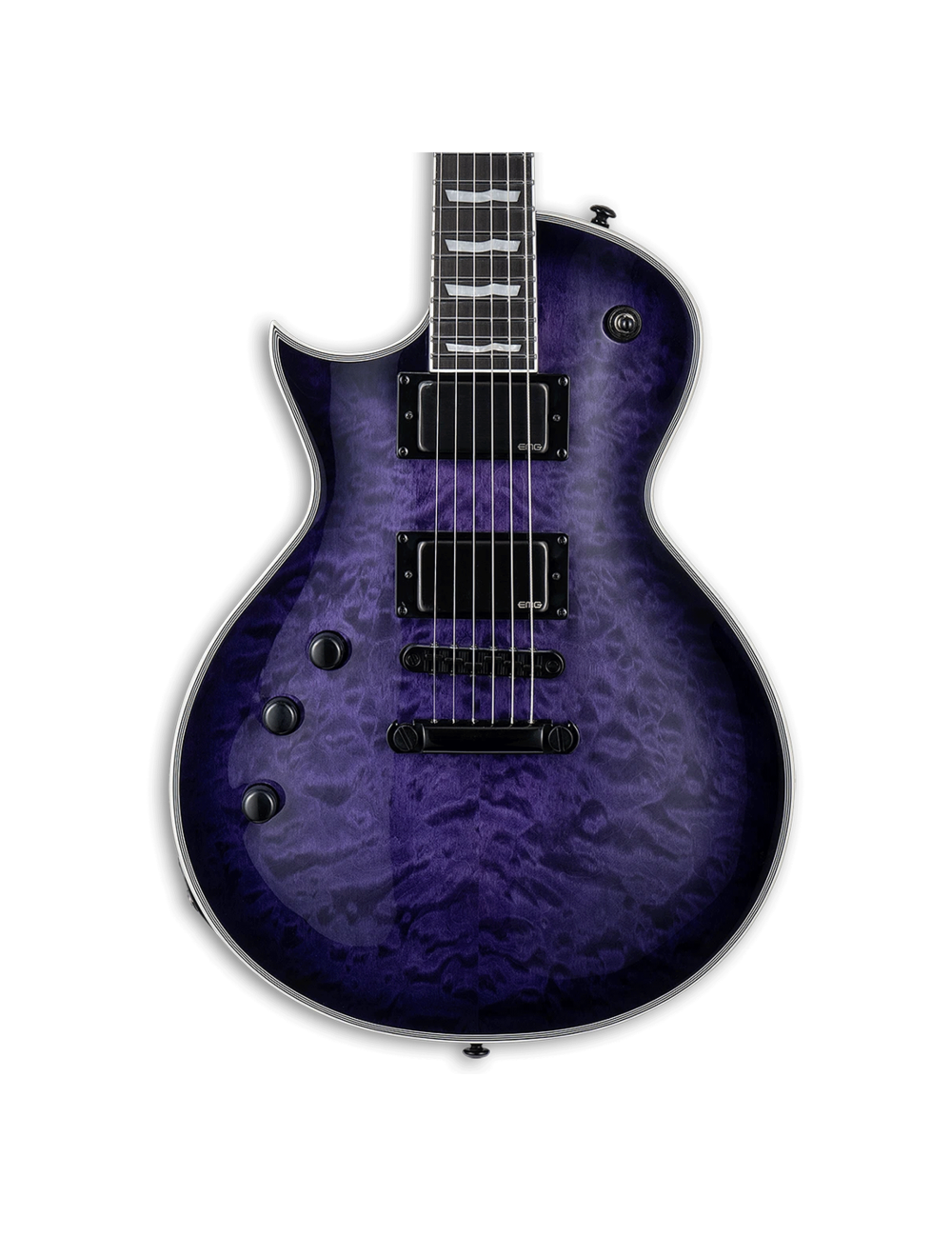 ESP LTD EC-1000 QM Left Handed - See Thru Purple Sunburst