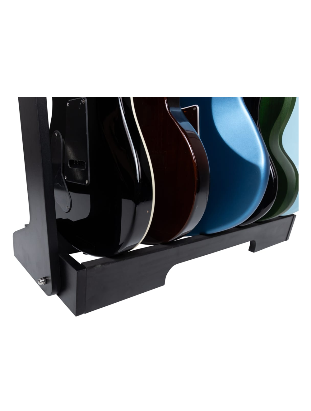 Gator Frameworks Wooden Guitar Rack for Up to 6 Guitars - Black