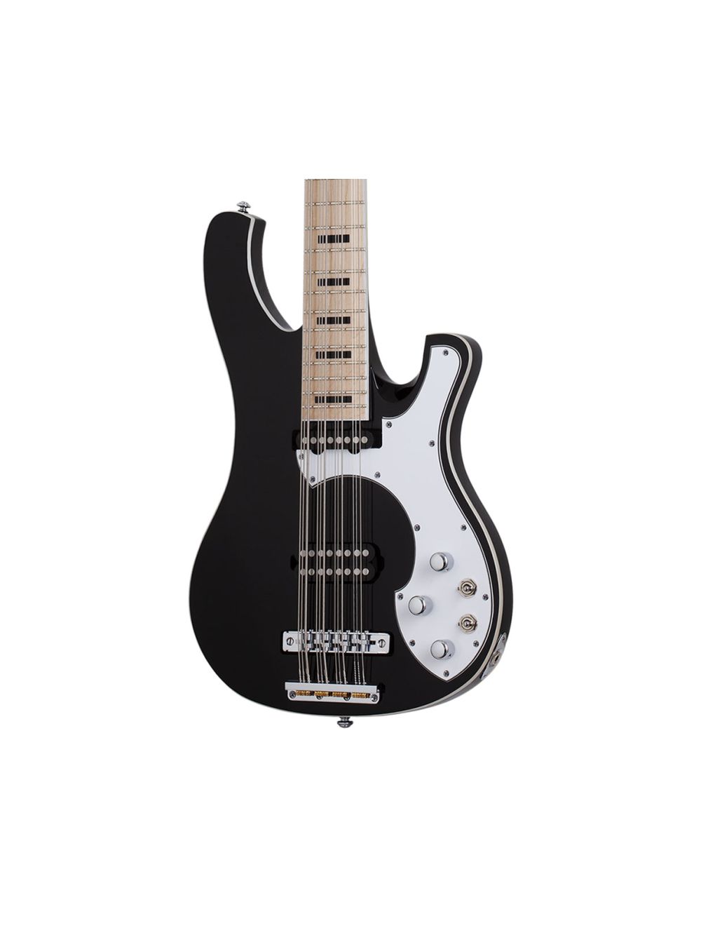 Schecter Stargazer-12 12-String Bass Guitar - Gloss Black