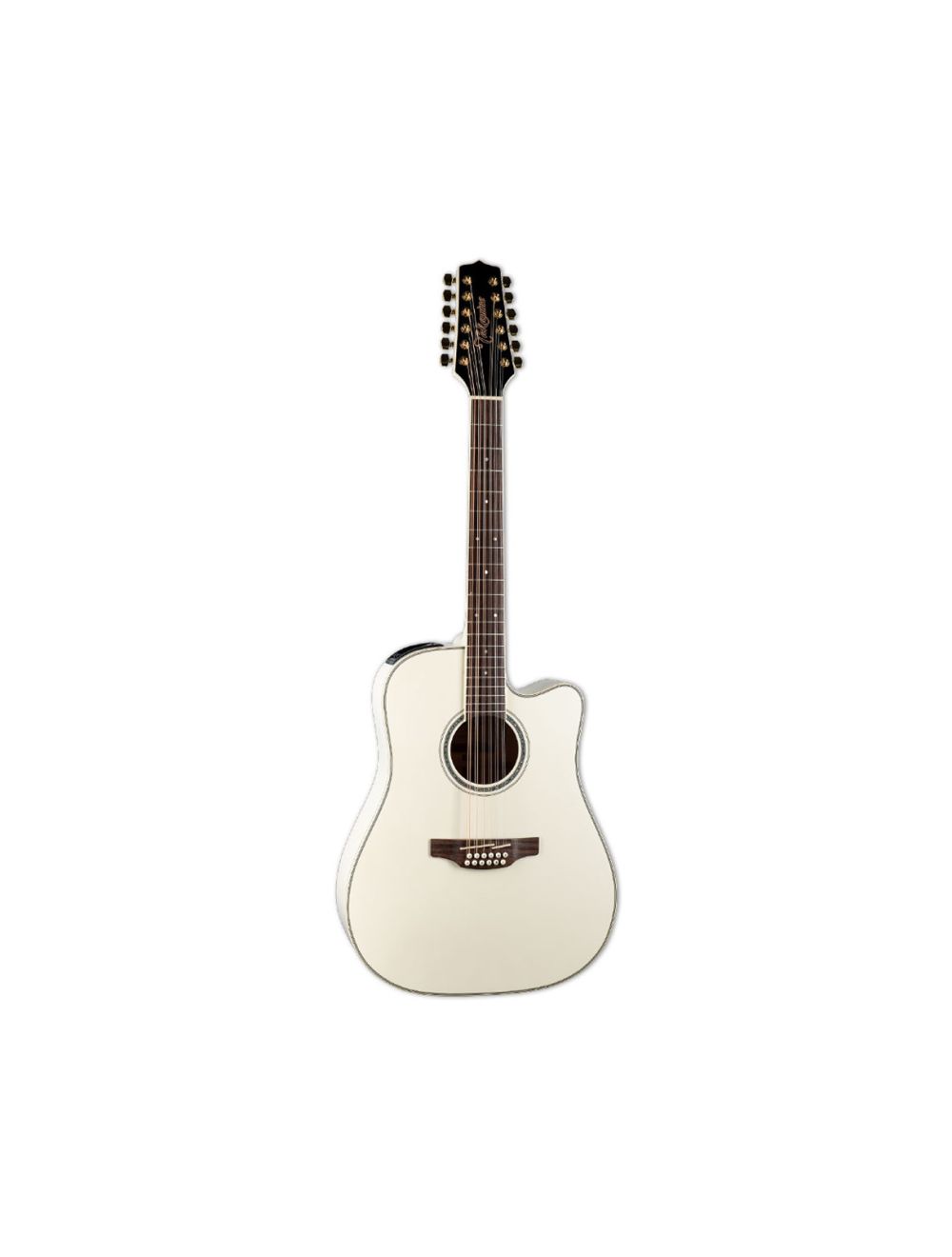 Takamine GD37CE12 PW G Series 12 String A E Guitar Pearl White